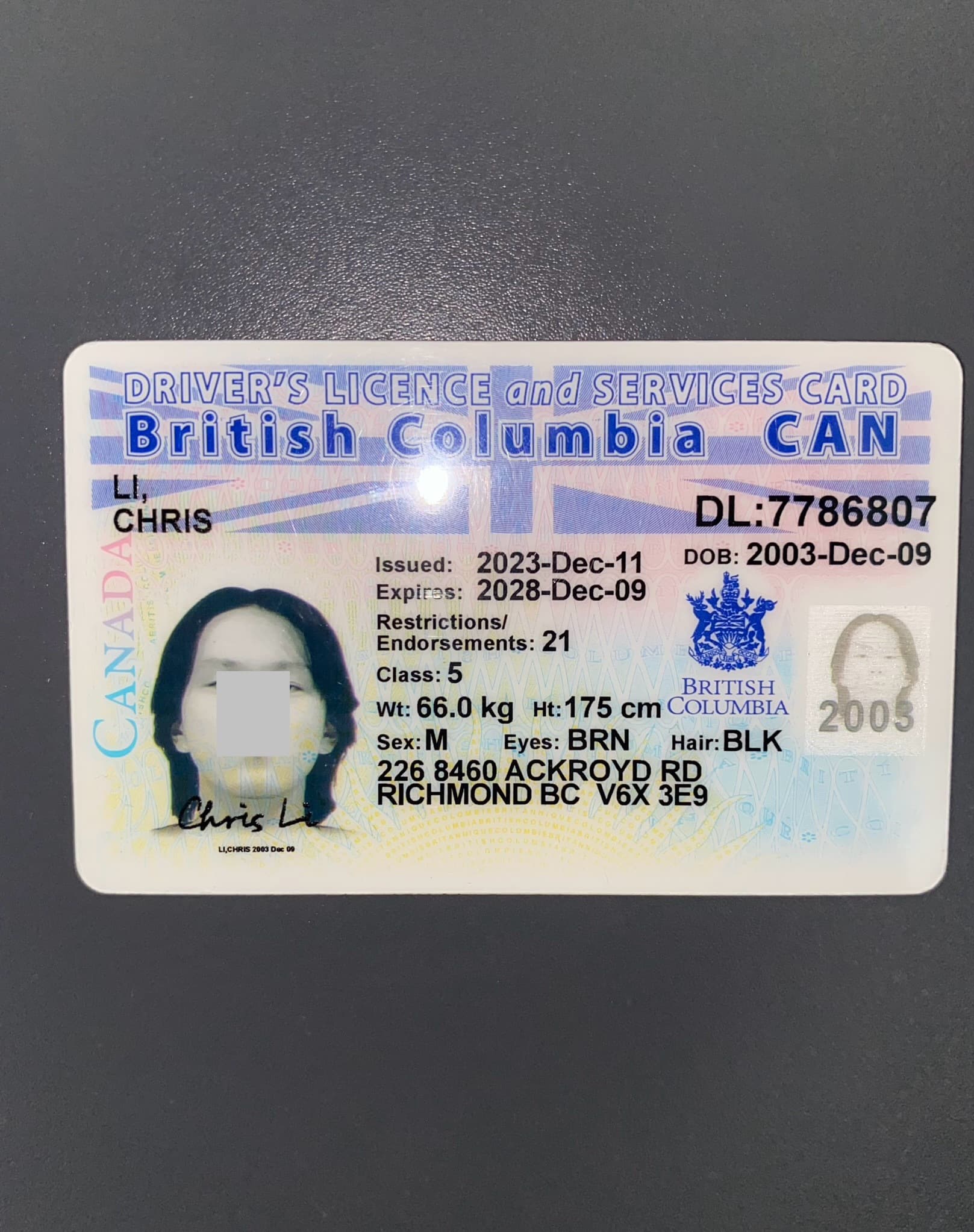 CANADA BRITISH COLUMBIA